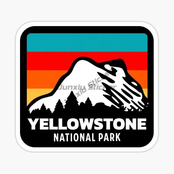 

Yellowstone Park Creative Car Stickers Laptop Stickers Motorcycle Decor Decals
