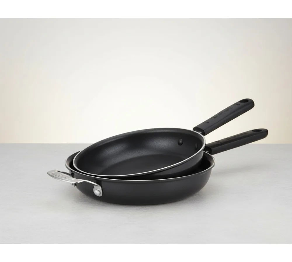 

Набор 10-дюймовых сковородок Frittata с антипригарным покрытием и прохладной ручкой — идеально подходит для легкого приготовления пищи и быстрой очистки