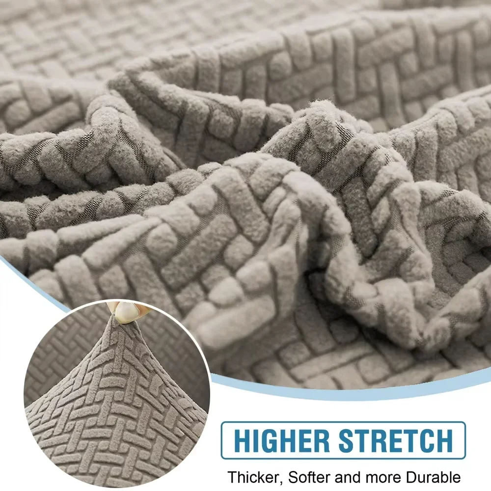 Thick Jacquard Sofa Seat Cover Elastic Sofa Cover Protector Couch Cover for Sofa Anti-dust Removable Sofa Cushion Slipcover