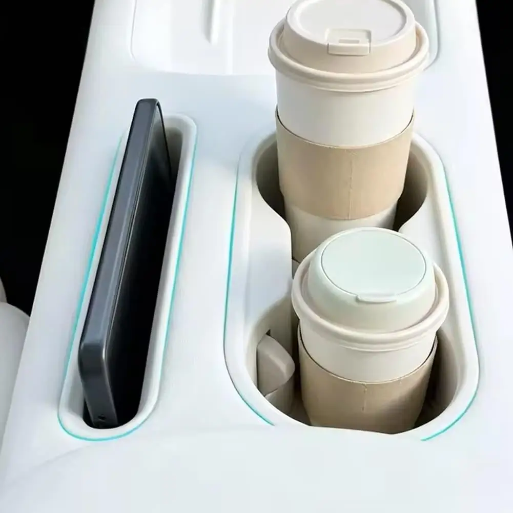 Für 2026 GWM ORA 5 Mittelkonsole Aufbewahrungsbox Getränkehalter Matte & Handyfach Ablage Konsolenorganizer Innenraum-Schutzzubehör – Detail 12