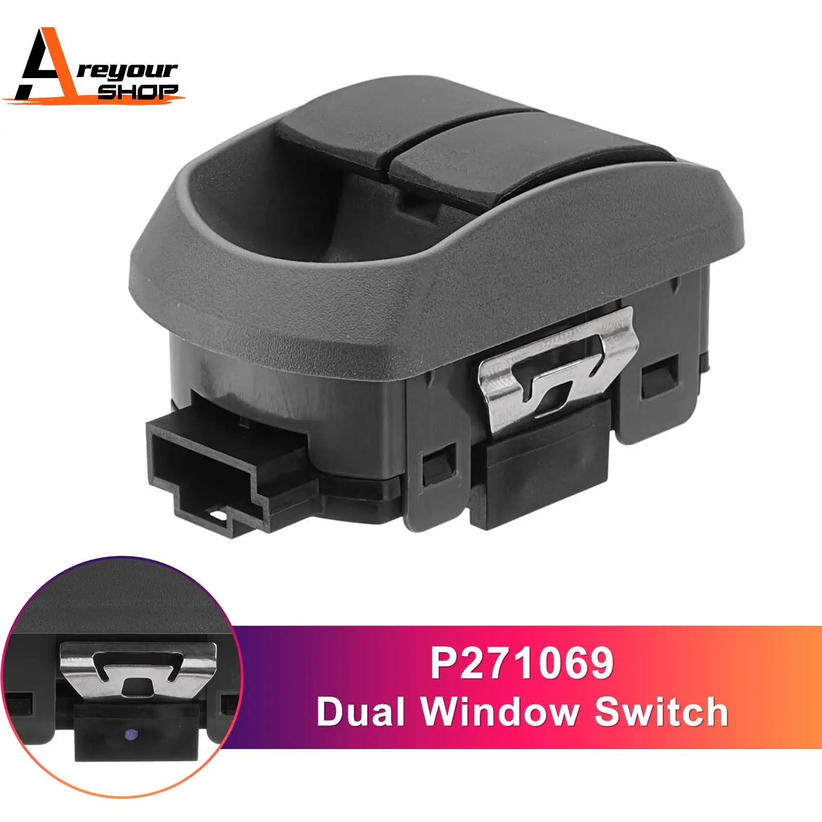 

Dual Window Switch P271069 for Paccar Kenworth Lift Window Switch p/n