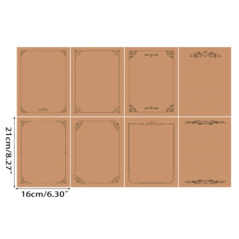 Brief Papiere Schreibwaren Kit Blank Umschlag Set für Party Einladung Thanksgiving