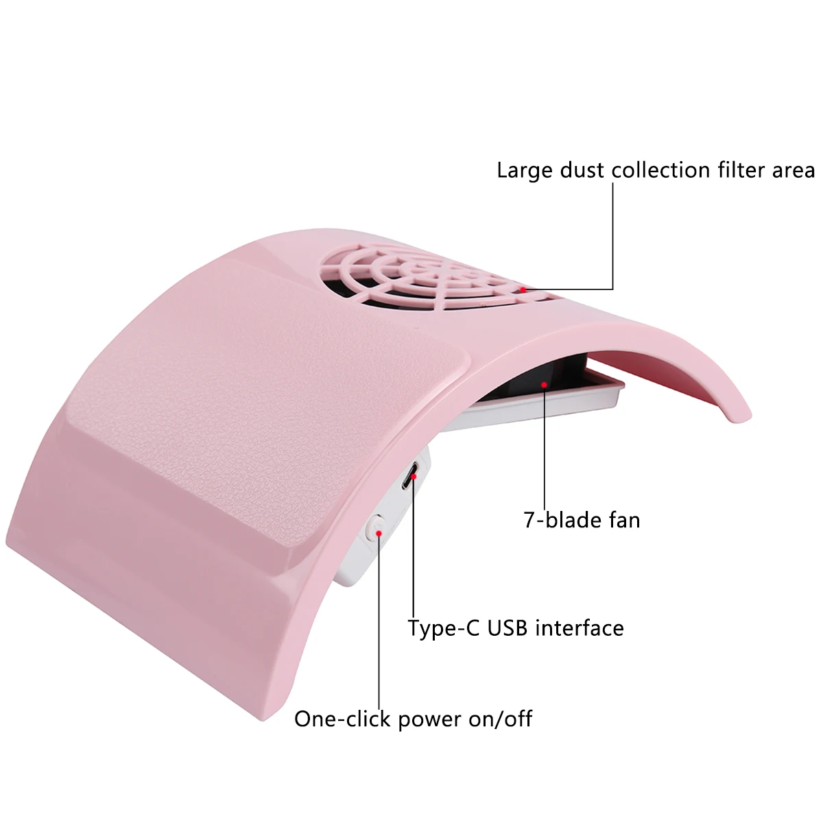 مسمار مجمع الغبار مكنسة كهربائية أدوات آلة أظافر قوة قوية منخفضة الضوضاء مسمار أداة فنية مسمار مكنسة كهربائية