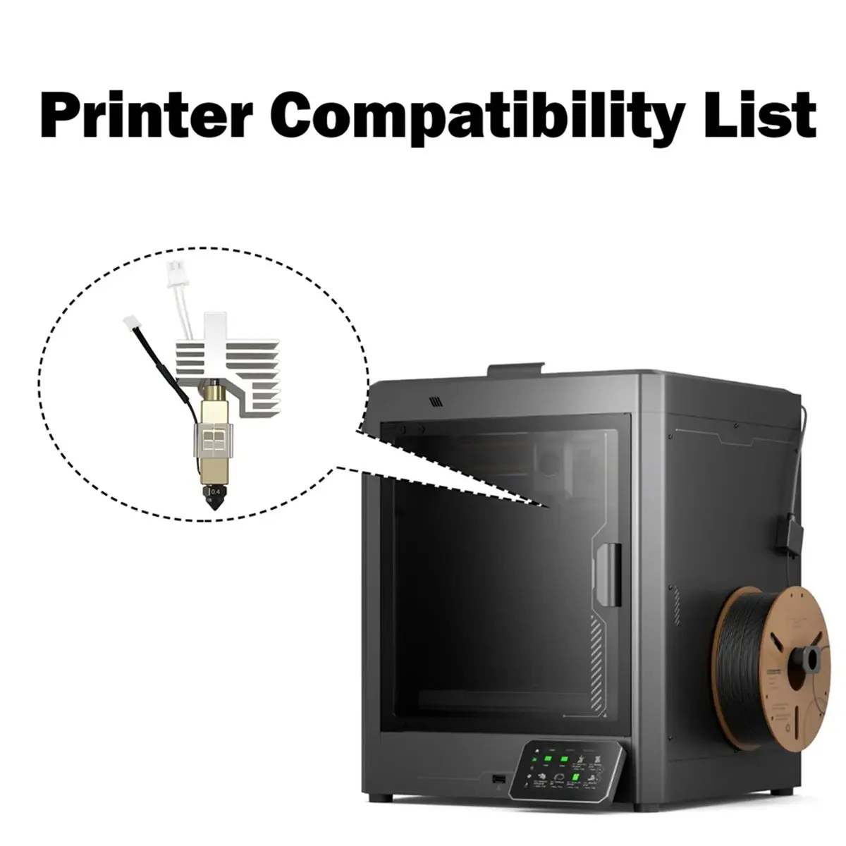 0.4MM Hardened Steel Ceramic Hotend for Centauri Carbon/Centauri Print Head Extruder Kit Hot End