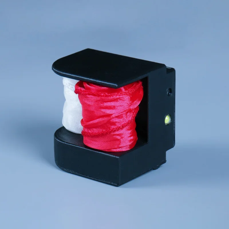 Magic Color Changing Glowing Silk Smoke Device Stage Illusion Prop Electronic Silk Through Hand Floating Magician Tricks Magia