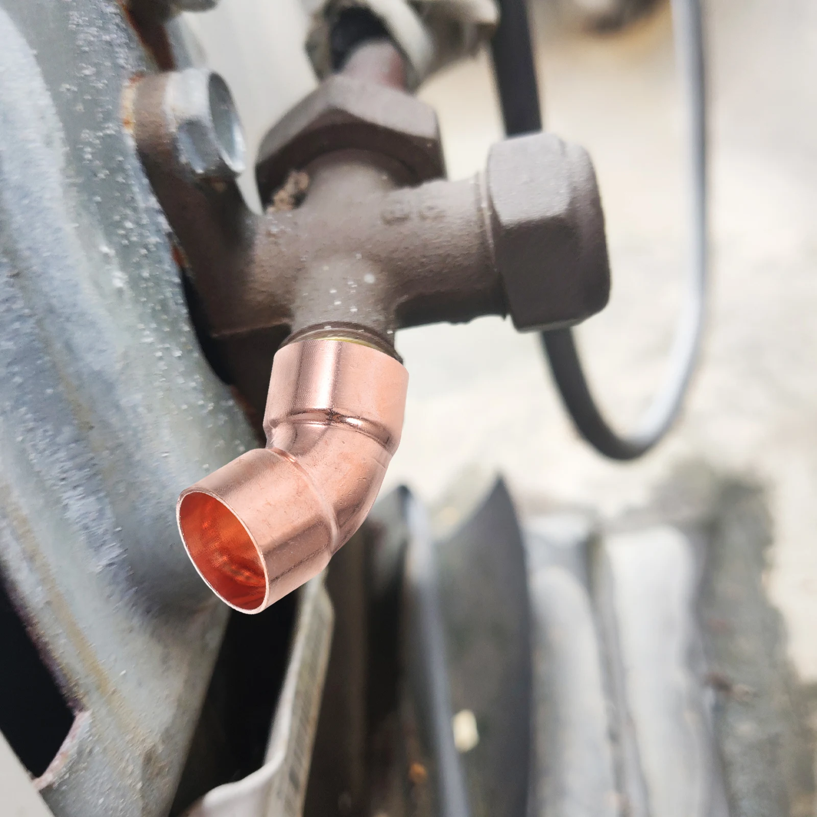 

3 Pcs Elbow Copper Accessories Fitting Parts Air Conditioner Adapters Socket Fittings Couplings