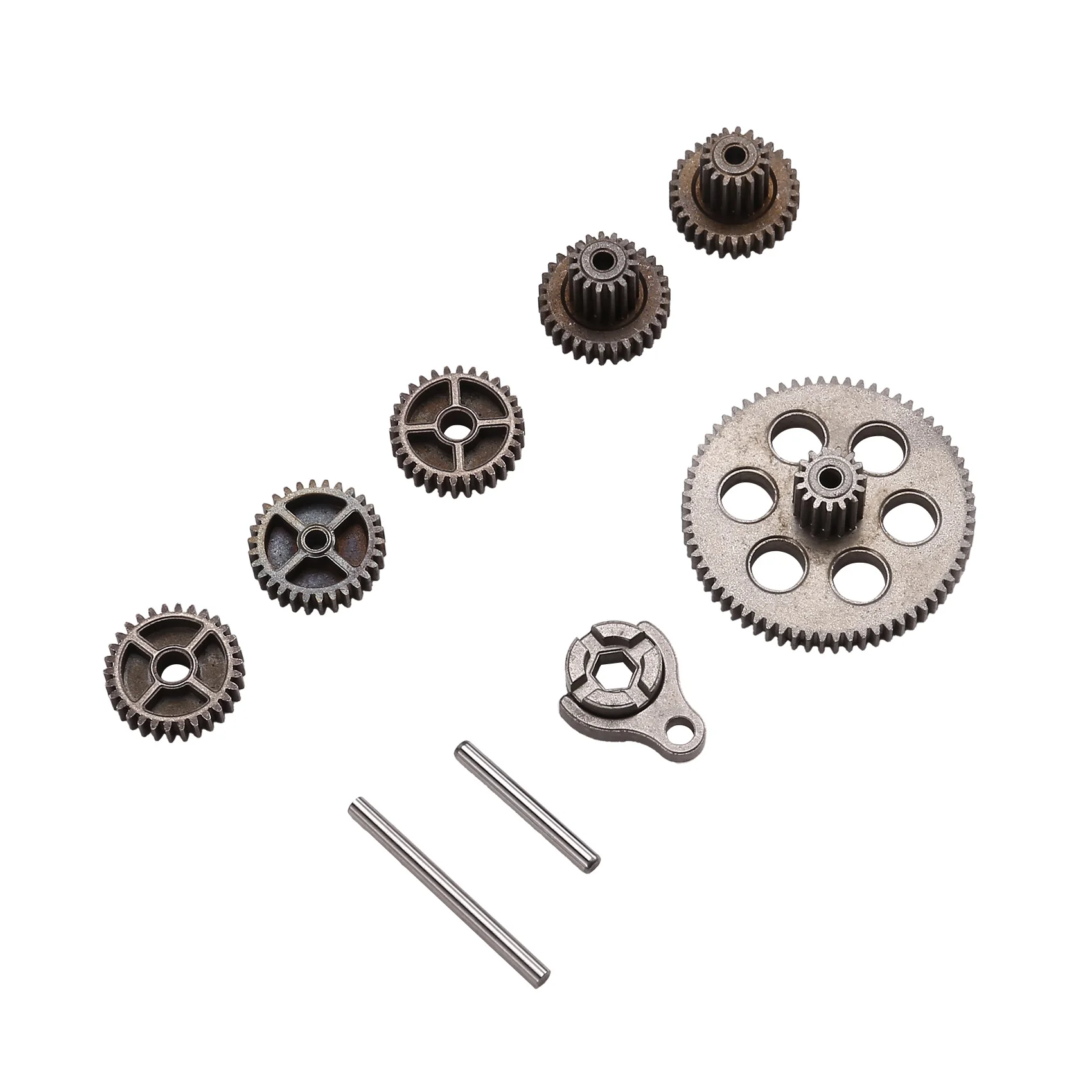 

New：8pcs Gear Steel Hardened Rc Gear Kit for FMS FCX24 1/24 RC Car Upgrade Parts