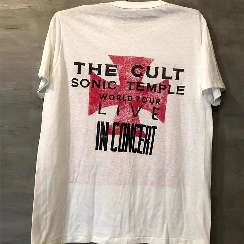 

2025 Fashion New Summer European and American Heavy Metal Band Short-sleeved T-shirt Men's and Women's Street Tops Summer