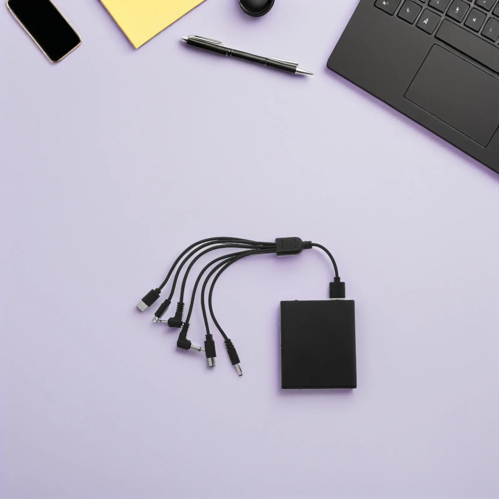 4Pcs Emergency Charger Safe Box External Power Backup Multi-Output Battery Pack Portable Lock Box External Dc Power Supply