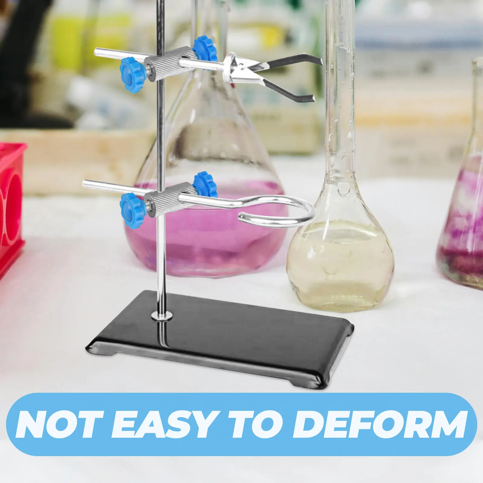 2Pcs Laboratory Stand Clamps Clamp Holder Compact Lab Equipment Support Accessories Laboratory Stand Clamp