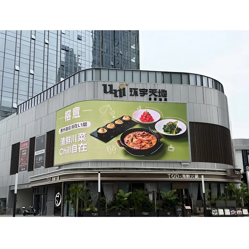 P4 Front Service Outdoor LED Display IP65 Waterproof High Bright Digital Billboard for Shopping Mall Exterior Facade Ads