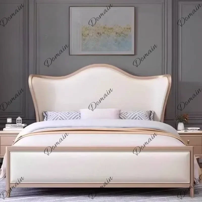 TMV Australia Luxury Double Bed Mattress Insert Adult Upholstered Home Bedroom Double Bed Full Size Camas De Dormitorio Furnitur