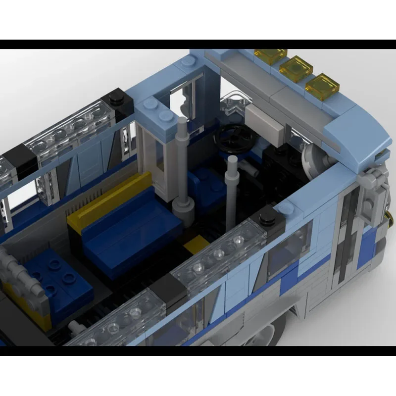 

MOC-215846 Classic City GM Bus Building Blocks Model 1063 PartsMOC Creative Boys Kids Birthday Building Blocks Toy Gifts