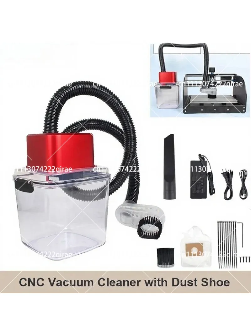 CNC Router Dust Shoe for 4030 Engraving Machine Air Cleaner Chip Collector Extractor