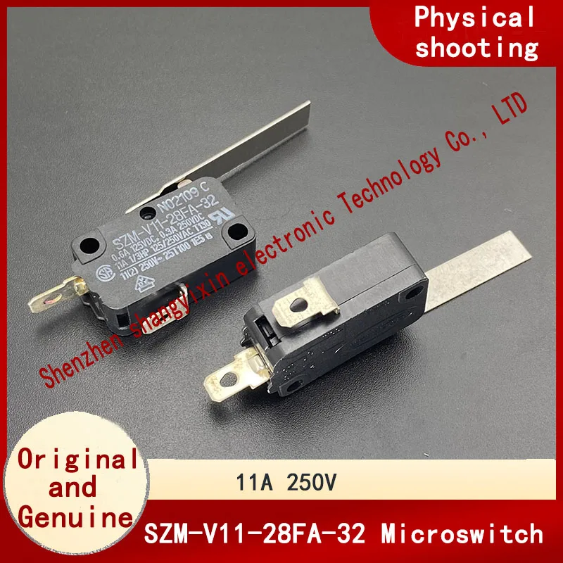

Микропереключатель, 2-контактный, нормально закрытый, SZM-V11-28FA-32, кнопка питания насоса 11A250V