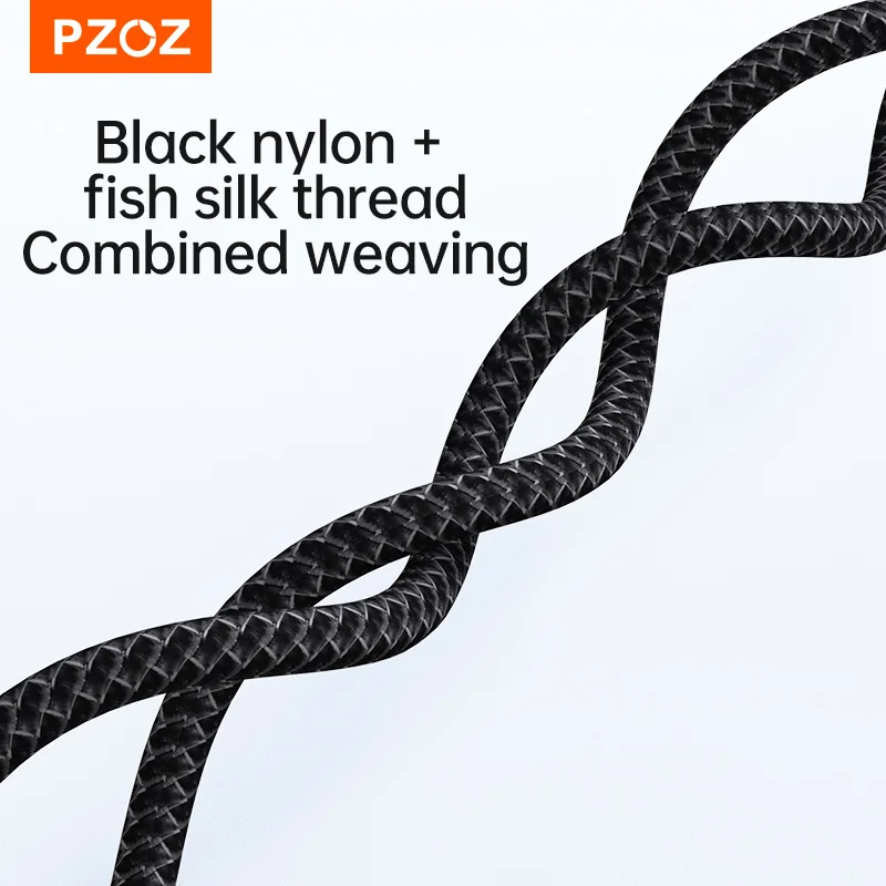 PZOZ 66W 3 in 1 6A USB Type C Cable Super Fast Charging Micro USB C Cable For iPhone Samsung Xiaomi Huawei Phone Cord Charger image 6