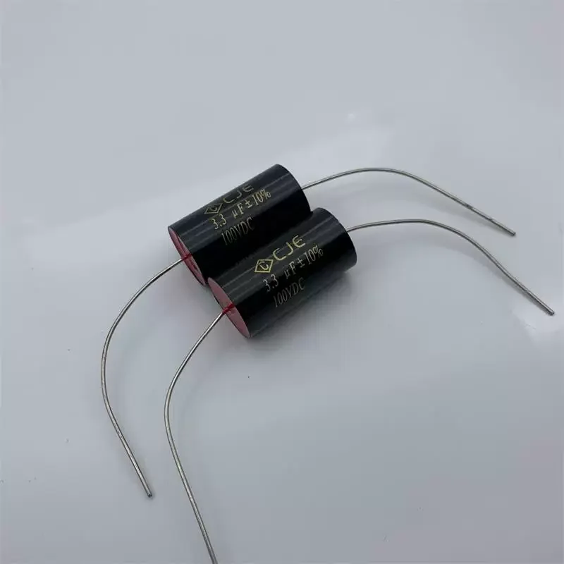 

10-100 шт. новый оригинальный CJE 335K 3,3 мкФ 100 В толстая медная ножка осевой делитель частоты неinitely тонкопленочный конденсатор
