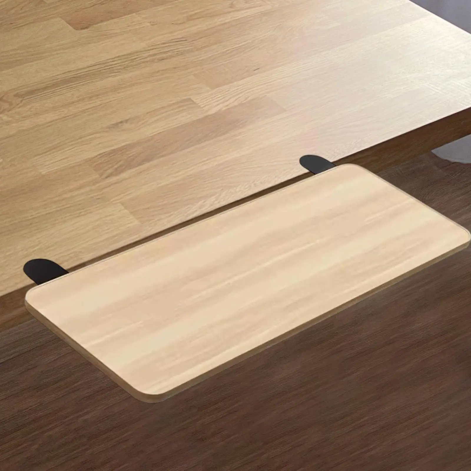 Desktop Extension Board Sturdy Computer Desktop Extension Board Without Punching Ergonomics Desk Extender Tray for Home Office