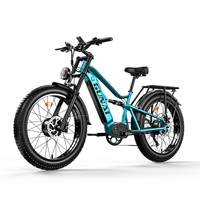 Electric Bike GUNAI-M2 1500W Dual Powerful Motor 26x4.0 Fat Tire Electrical Bicycle 130NM Torque 48V 17.5AH Battery Ebike