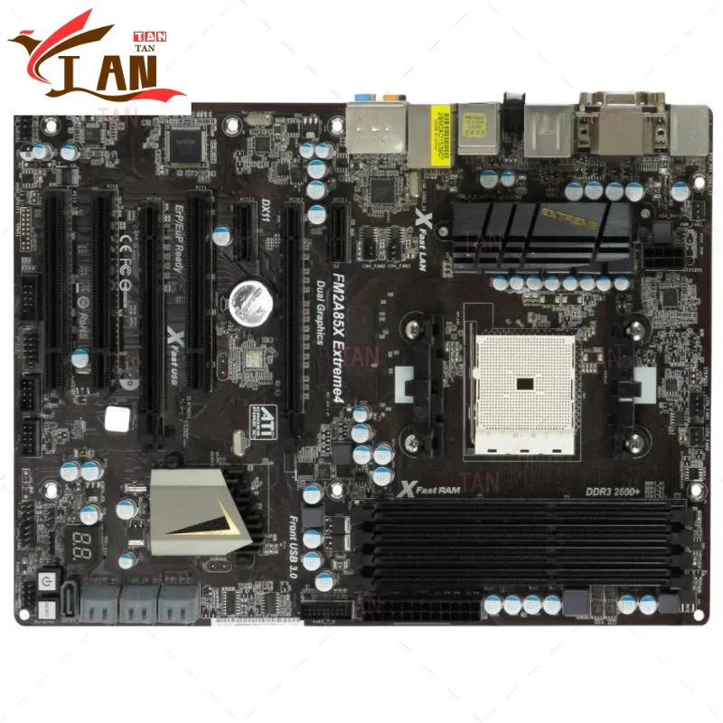 Para placa base Asrock FM2A85X Extreme4 A85X 64GB Socket FM2 DDR3 ATX placa base 100% probado envío rápido TT