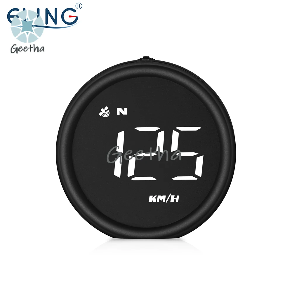 

ELING Car HUD Head up Display GPS Digital Speedometer With Overspeed Warning Fatigue Driving Alarm Compass