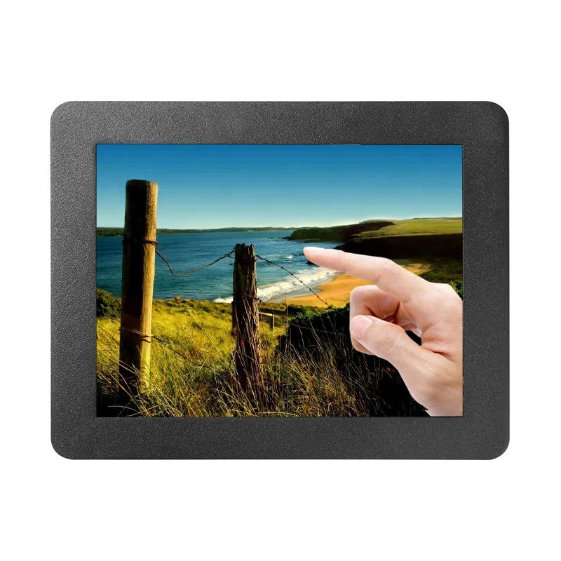 8 inch 1024*768 Square  Touch Embedded Industrial Monitor