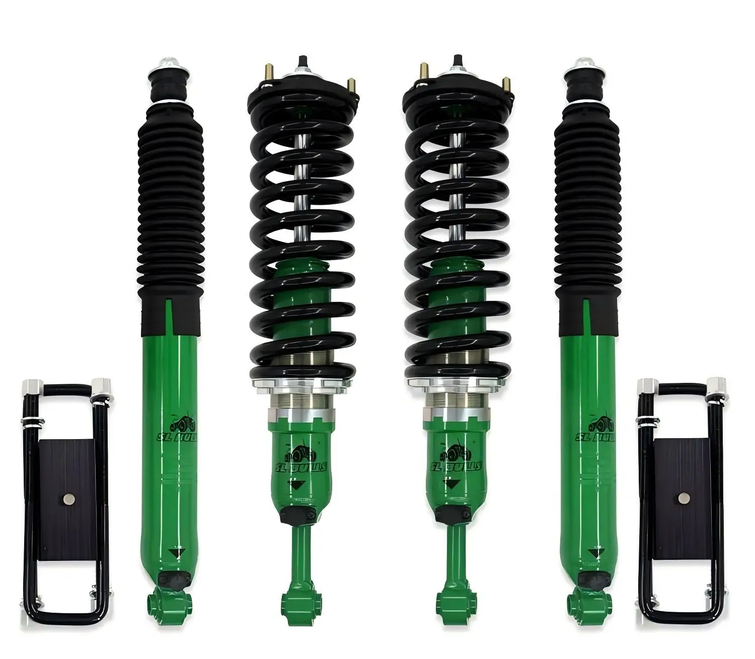 

Tacoma Two-Inch Coil Spring Rear And Front Adjustable Foam Cell Shock Absorber Damper Set For Pickup Off-Road Modification