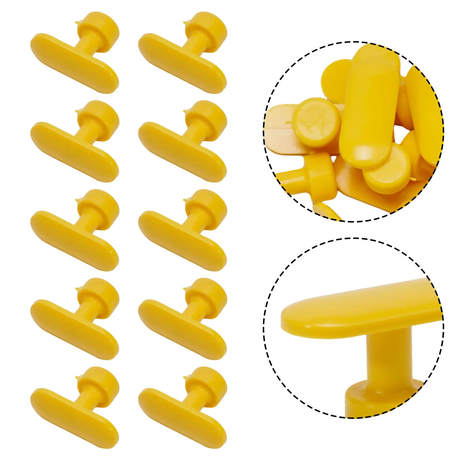 Dent Removal Tools Glue Tabs Repairing Car Body Yellow High Quality Nylon For Sheet Metal Processing Of Automobile