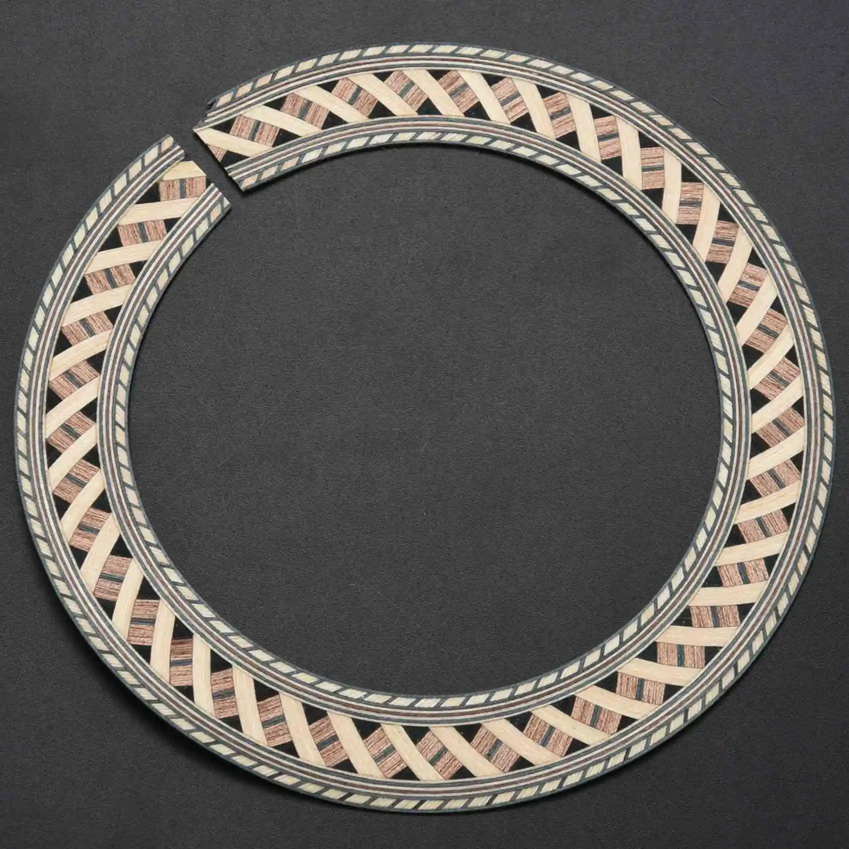 Classical Guitar Wood Inlay Soundhole Rosette Inner Dia 93Mm