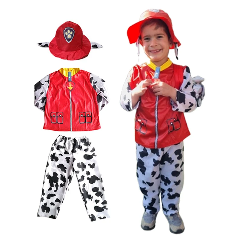 PAW Patrol Costume Marshall  Cosplay Christmas New Year Party Clothing Birthday Party