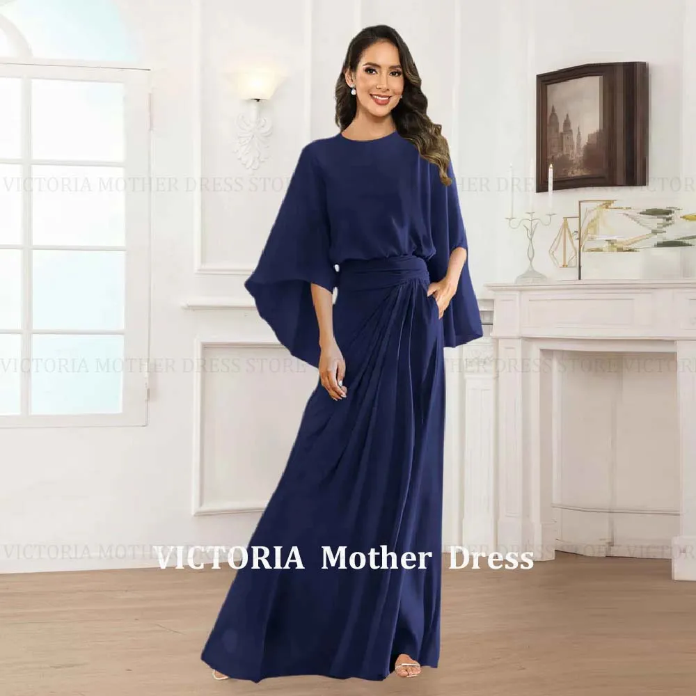 

VICTORIA Customized Simple Mother of the Bride/Groom Dress 2026 Chiffon A-Line Wedding Guest Gowns Pleated Party Evening Dresses