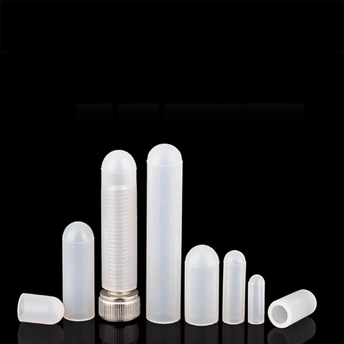 High Temperature Resistant Silicone Protective Cap/Screw Anti-Collision Tube Cover/Electroplated Electrophoretic Rubber Dust Cap - Image 4