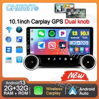 10.1 inch Universal android13 Car Radio Dual twist Android Auto CarPlay 2din Multimedia Player GPS BT car Intelligent Systems