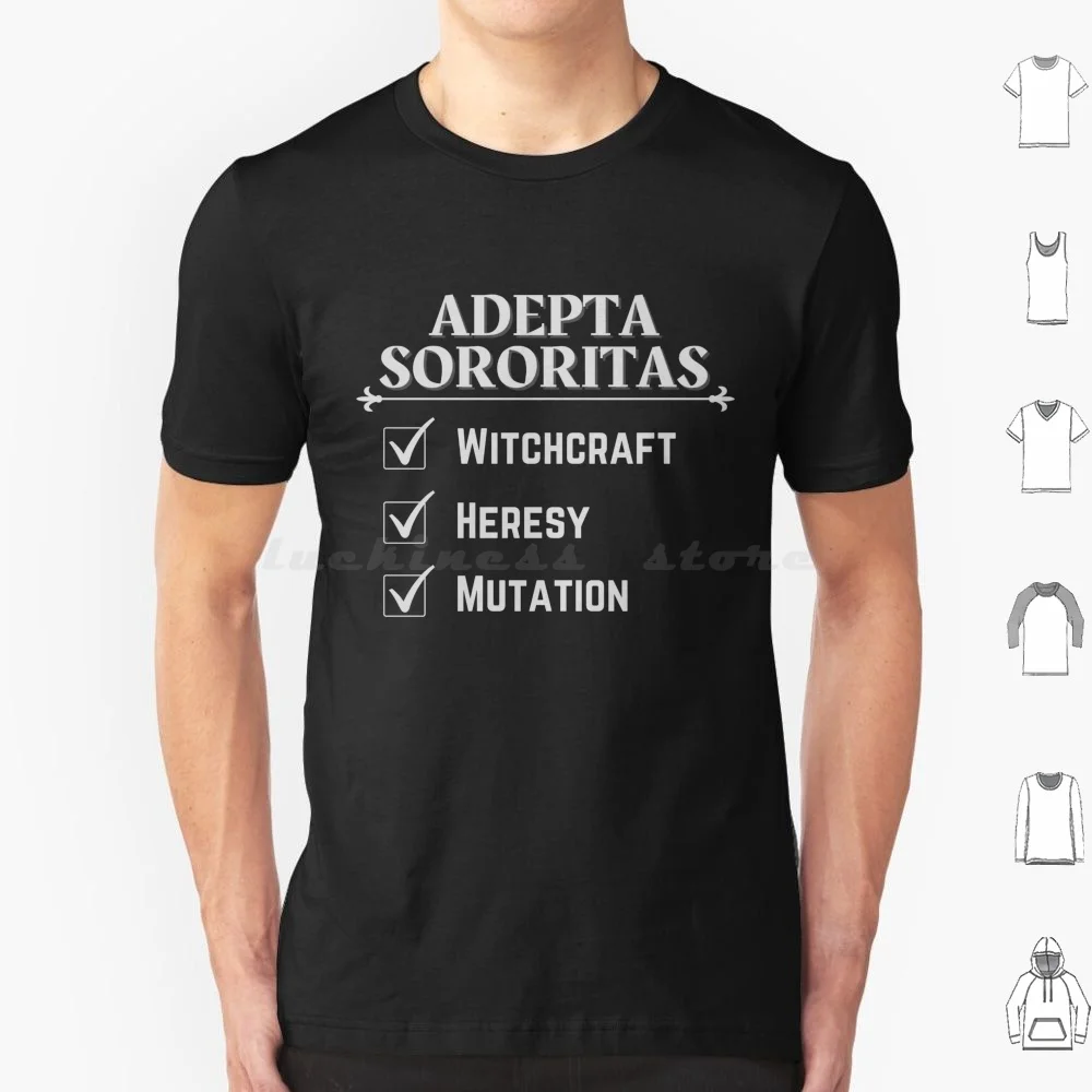 Adepta Sororitas-, Heresy And Mutation T Shirt 6Xl Cotton Cool Tee Adepta Sororitas Sisters Of Battle Battle Sisters Astra