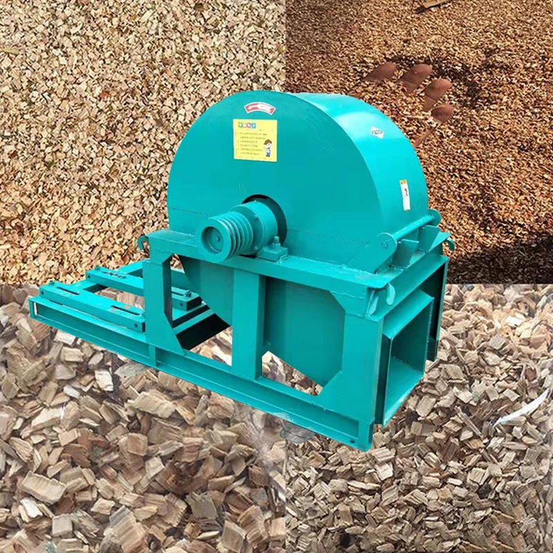 Easy Wood Chipper shredder Industrial gas engine forest chipper machines  Petrol Engine Mobile Small Wood Chipper shredder