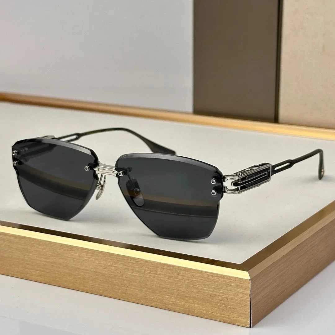 DT HYPERLUX 2000 DT197 Top Quality Men's Sunglasses For Women Retro Trend Luxury Titanium UV400 Designer Sunglasses Frame