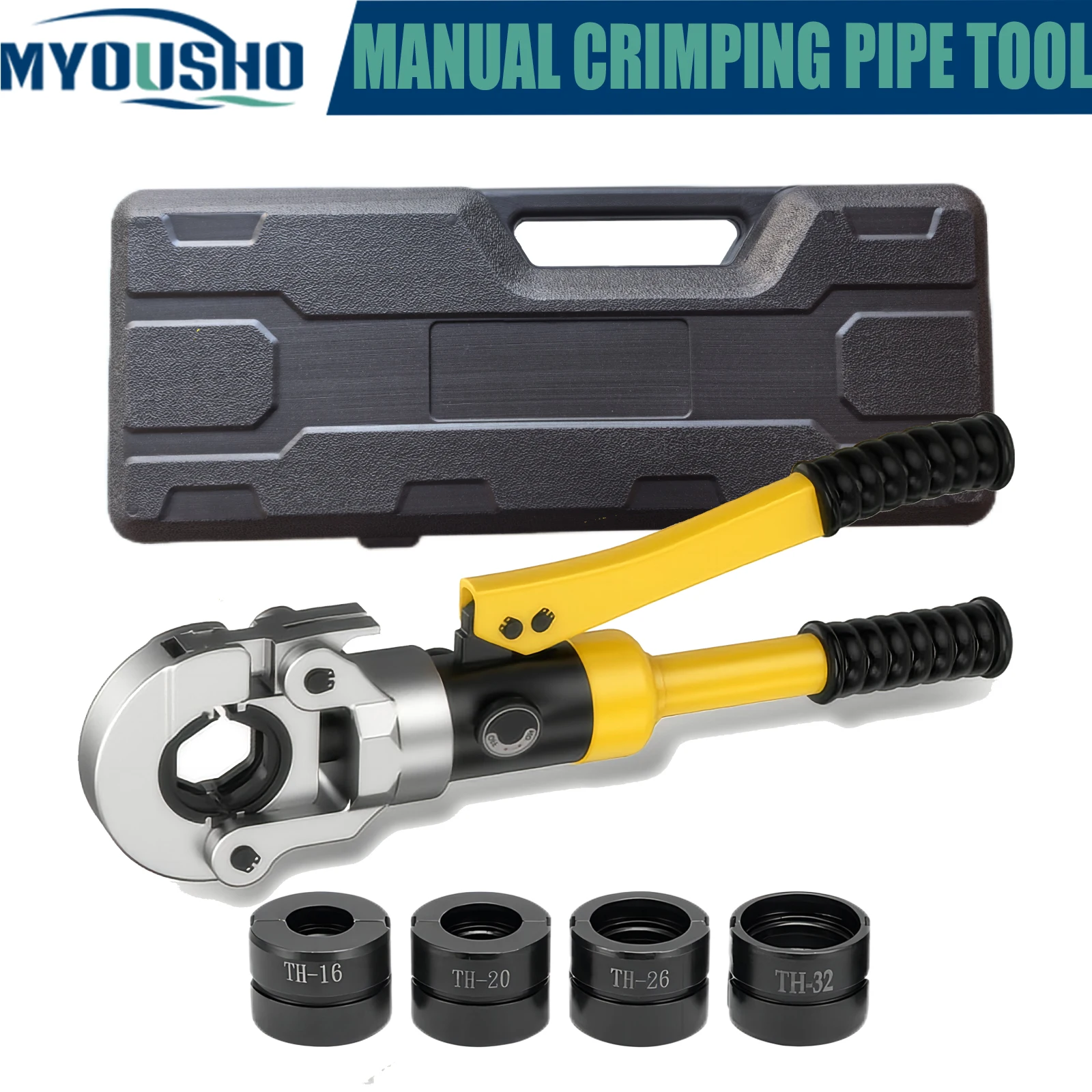 Multi layer crimping pliers 8T hydraulic pliers crimping pliers diameter 16-32mm composite pipe with 5TH mold