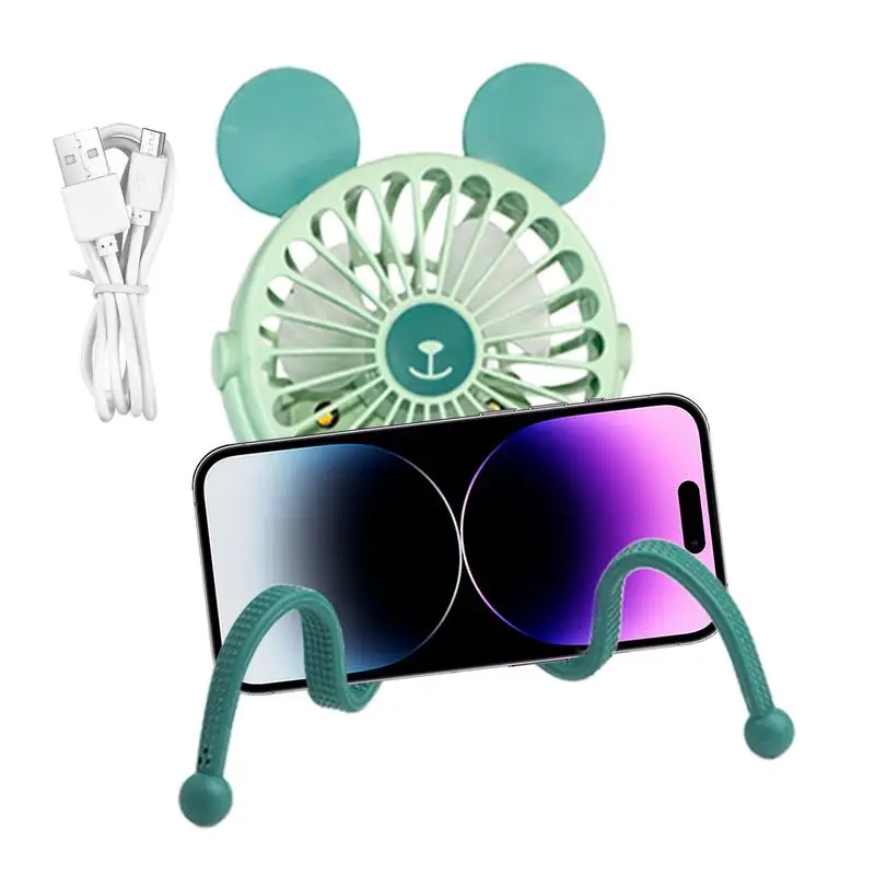 

Portable Stroller Fan Octopus Electric Cart Handle Bar Fan Rechargeable Camping Silent Ultra-Portable Fan For Travel Car Seat
