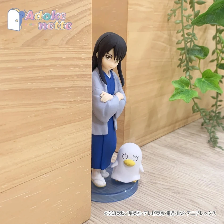 In voorraad 14 CM Anime Gintama Figuur Sakata Gintoki Katsura Kotarou Animatie Model Speelgoed Geschenken Collectie Decoratie Ornamenten