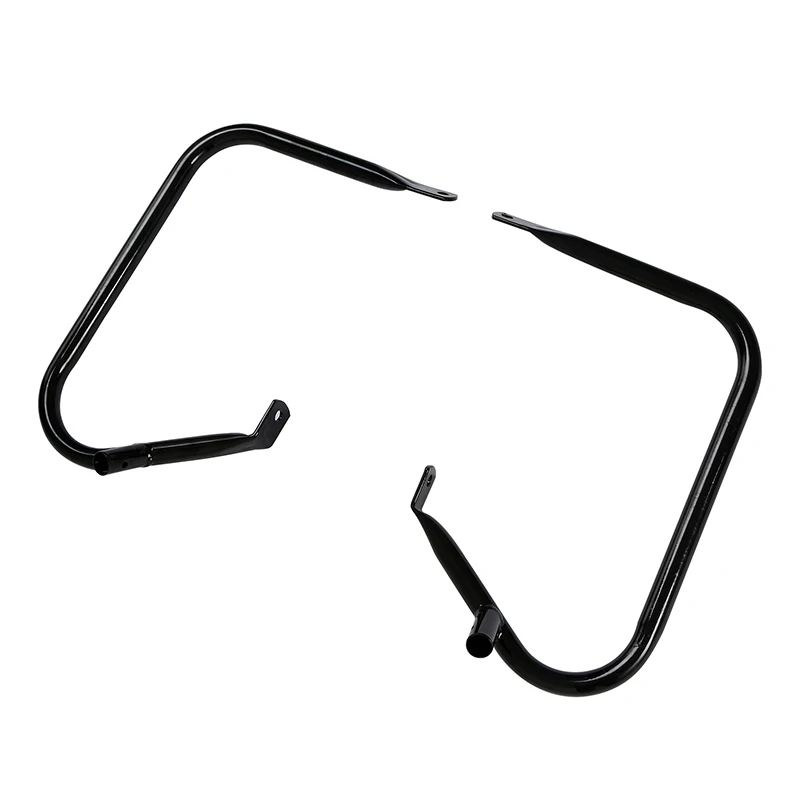 Motorcycle Saddlebag Bags Steel Guard Bracket For Harley Touring Road King Electra Glide Road Glide 1997-2013