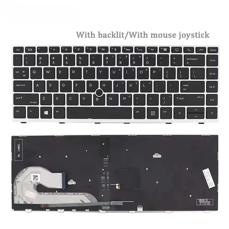 New Original laptop keyboard for HP EliteBook 745 G5 840 G5 846 G5 840 G6 with backlit/with mouse joystick