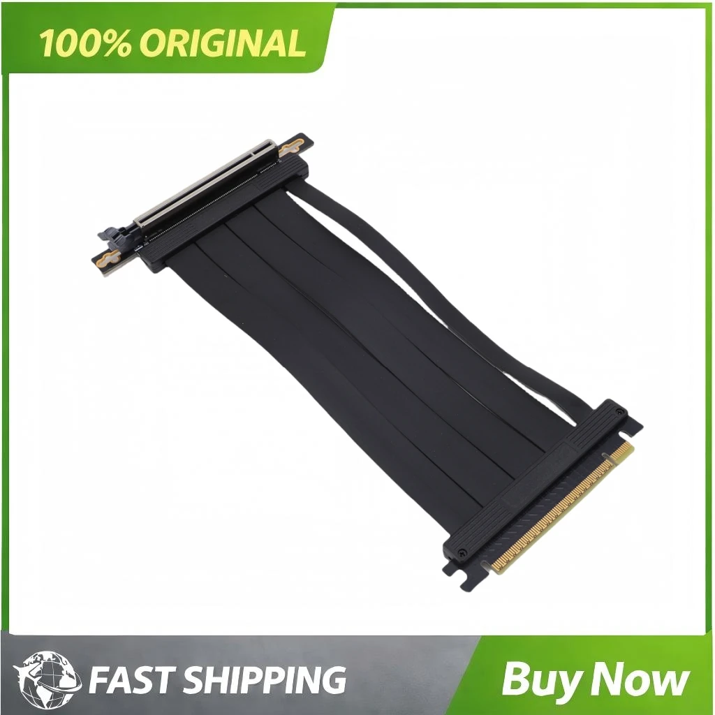

PCI E 5.0 X16 Extension Cable 20cm Riser Card Cable Desktop Chassis Graphics Card Installation Hardware Modification DIY Parts