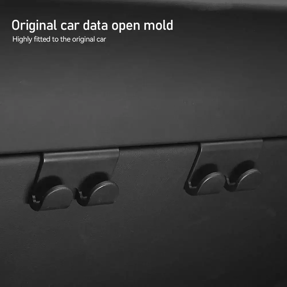 For Tesla Model 3 Highland 2024 Model Y Car Glove Box Hook Modification Rear Seat Hook Passenger Storage Interior Accessories