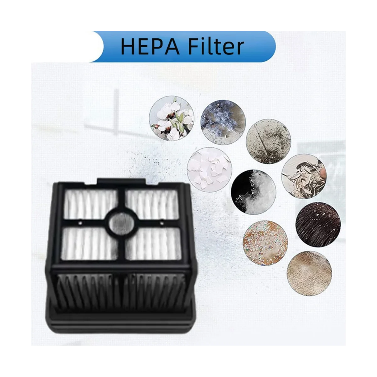 A13G-3PCS para H12PRO/H12Pro Plus /M13Beta máquina fregadora de suelo cepillo rodante filtro Hepa accesorios para el hogar