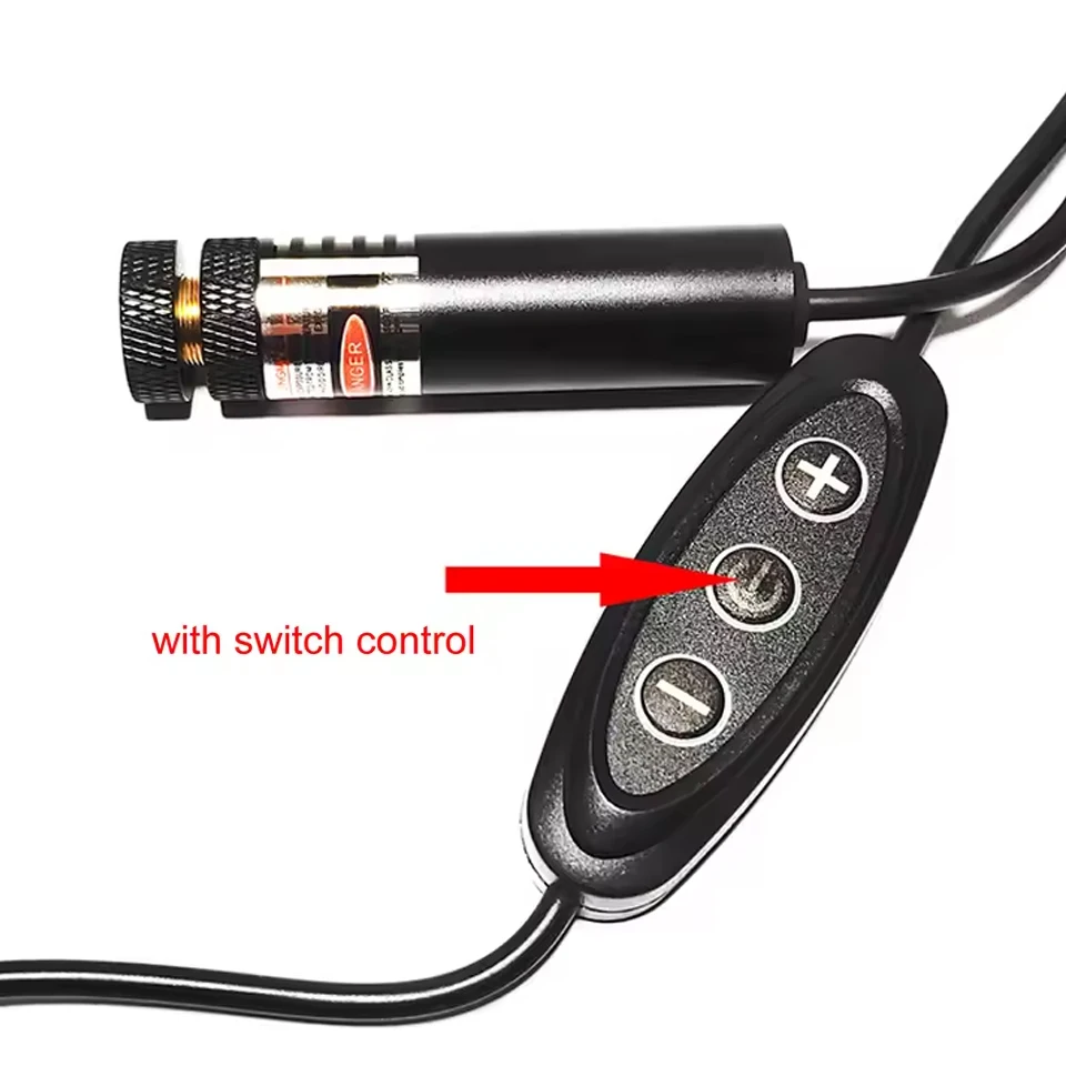 USB 650nm 50mW 100mW Dot/Line/Cross Red Focusable Laser Diode Module 5V Long-time Working