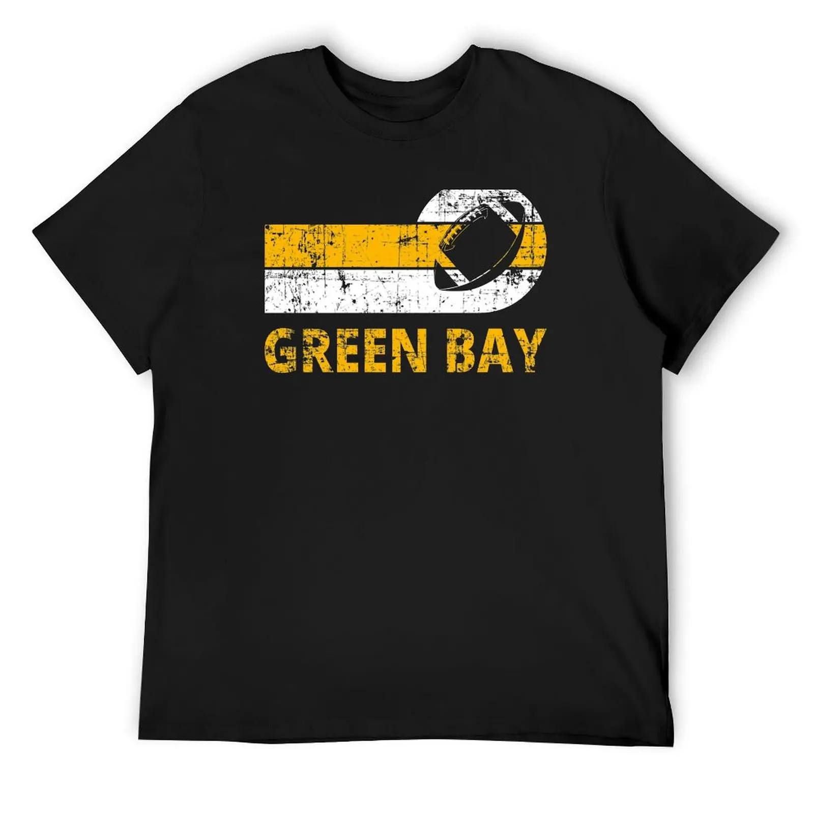 

Футболка Green Bay Football Team II, винтажная одежда, футболки с аниме, блузка, корейская модная мужская футболка