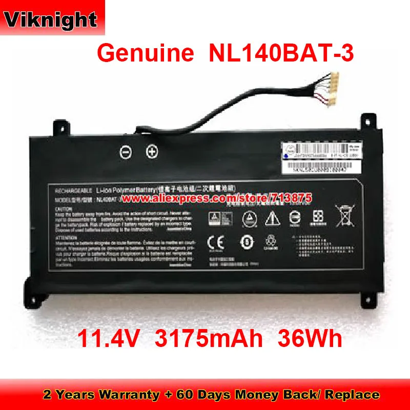 

Подлинная аккумуляторная батарея NL140BAT-3 для Getac 3ICP7/60/57 11,4 V 3175mAh 36Wh