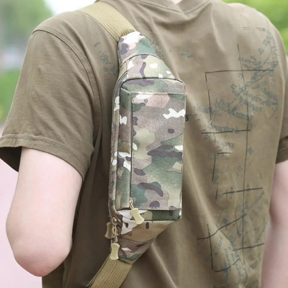 Unisex Waist Fanny Bag Chest Bag Men Breast Package Waterproof Outdoor Sports Bag Waist Bag Fanny Pouch Crossbody Banana Bag