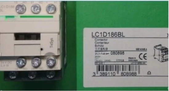 

Brand New Original LC1D186BL contactor 3P(3 NO) AC 3 = 440 V 18 A 24 V DC coil Fast delivery