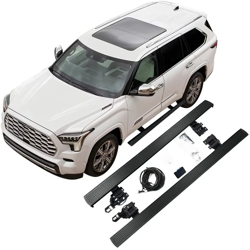

Electric Running Boards Retractable Aluminum Alloy For Sequoia 2023-2025 SUV Side Steps with Carry Bag